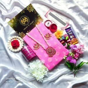 জামদানি হালকা গোলাপি